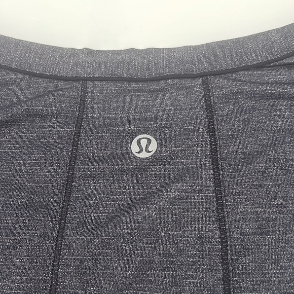 LULULEMON PACE PERFECT SHORT SLEEVE TEE HEATHERED.SIZE 10 - Picture 8 of 8